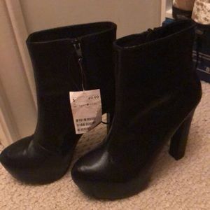 Black heeled boots from H&M BRAND NEW